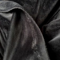 Ткань Велюр спорт на меху (черный)